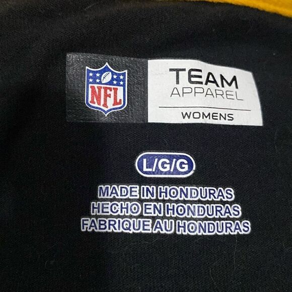 NFL Team Apparel women Steelers Short sleeve top sz Large EUC - Picture 3 of 5